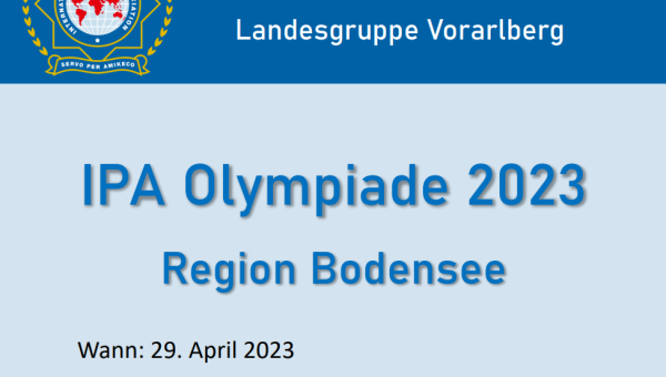 Vorarlberg: IPA Olympiade 2023